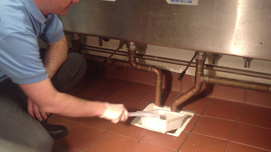 convert floor sink to floor drain commercial kitchen